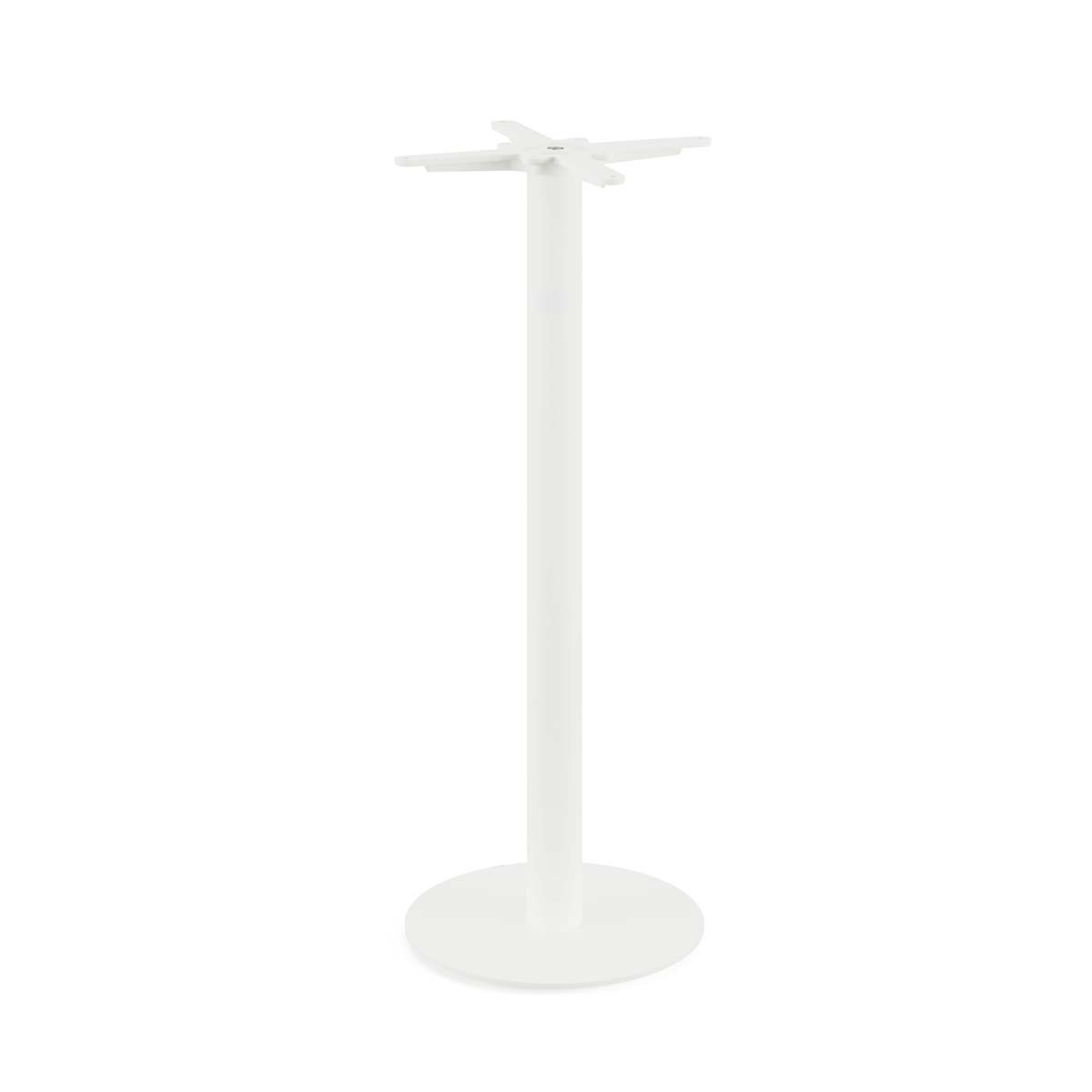 Urban Statafel wit frame + Moonstone HPL Ø70 cm