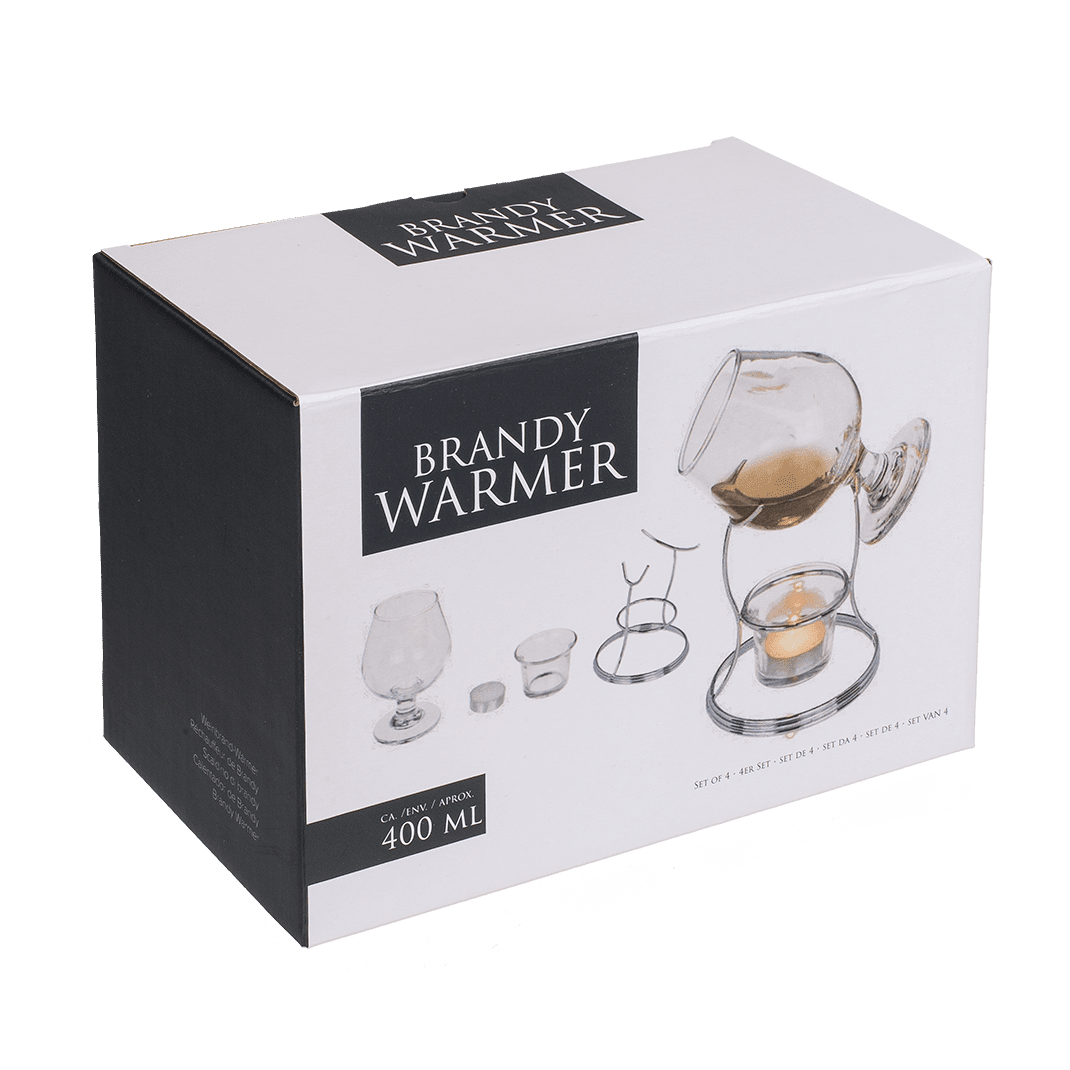 Cognac Verwarmer - Set