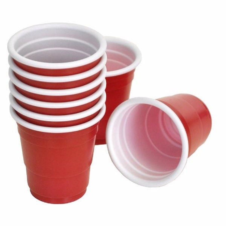 Mini Red Shot Cups - 59ml - Rood  (20st)