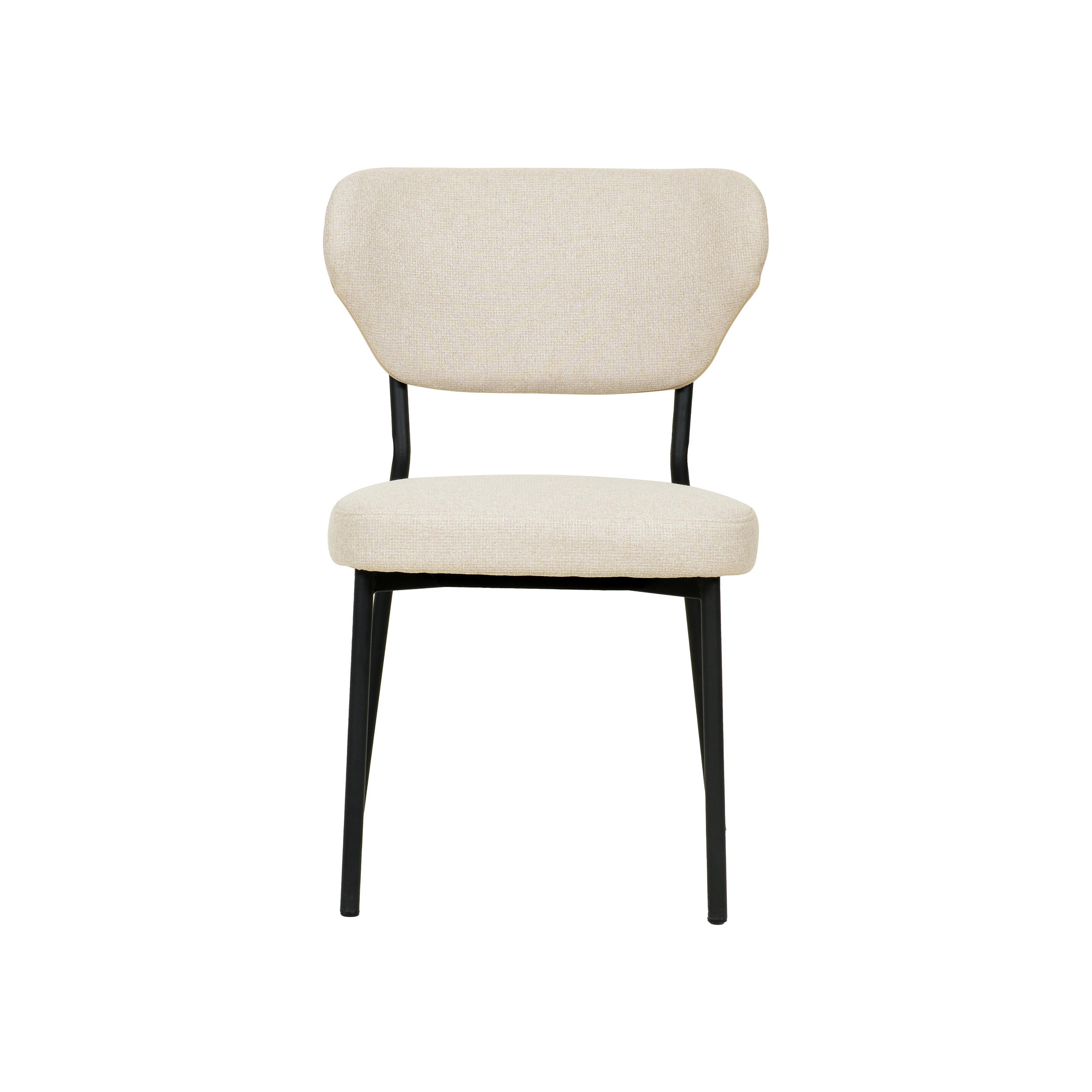 Duko Stapelbare stoel gestoffeerd - Beige