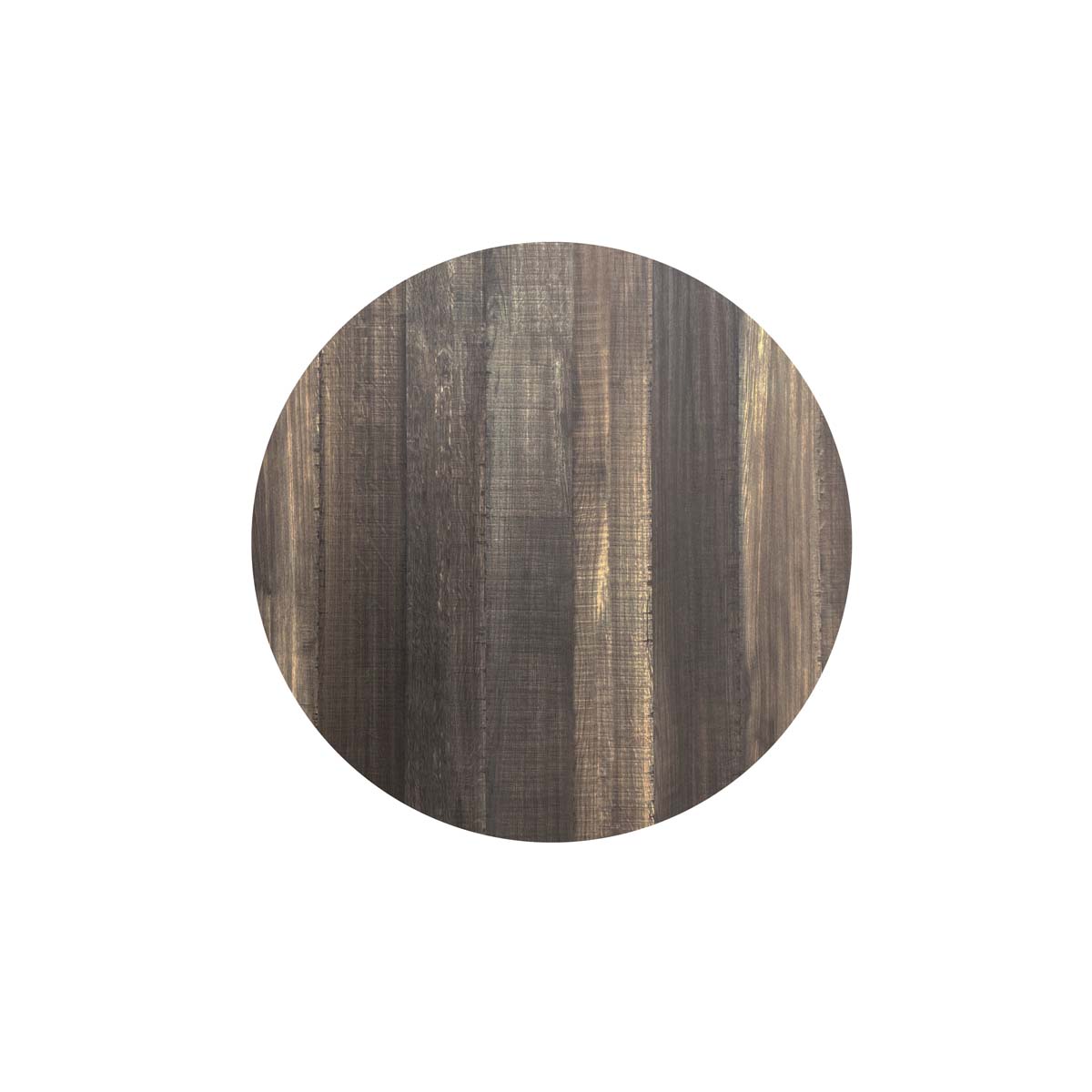 HPL Tafelblad Tropical Wood Ø70 cm