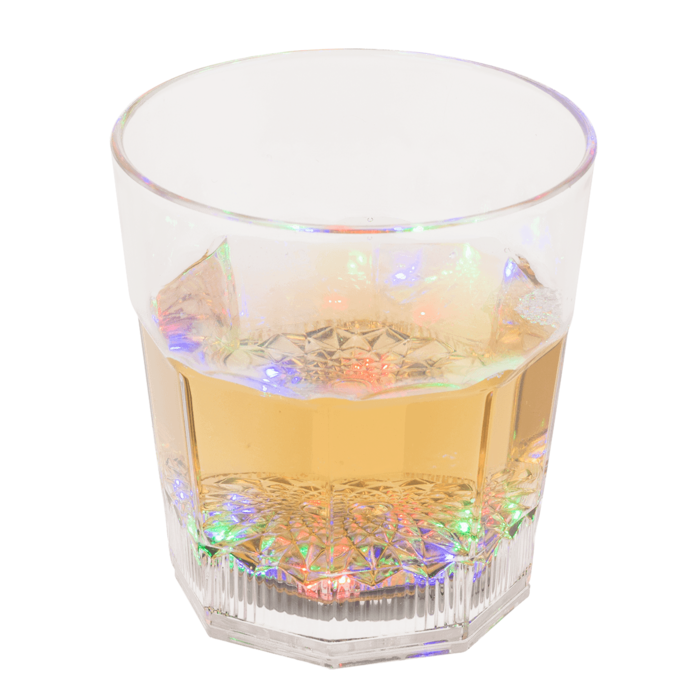 Drankglazen met LED-verlichting - Set van 2 - 85ml - Acryl