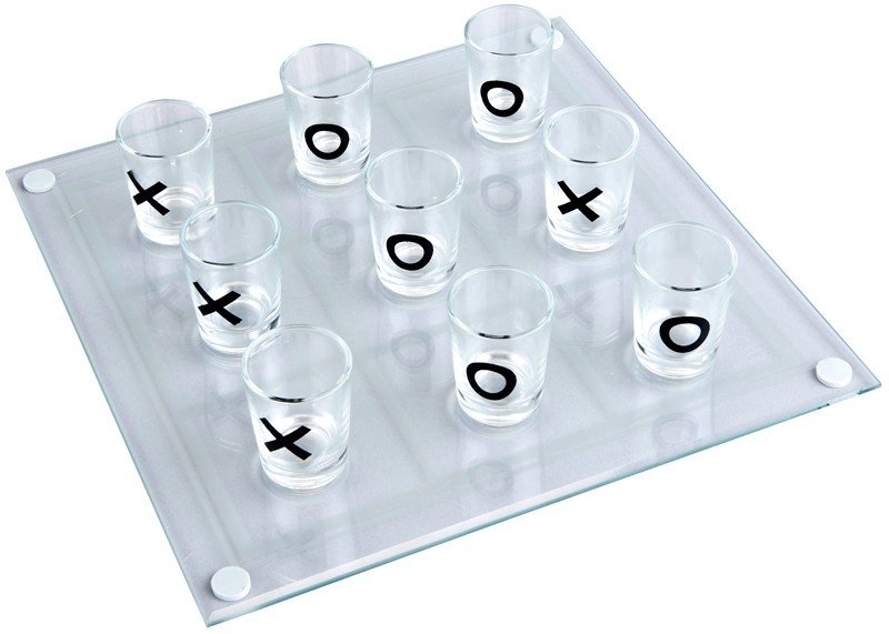 Tic Tac Toe - Drankspel - 20 x 20cm - Boter Kaas en Eieren