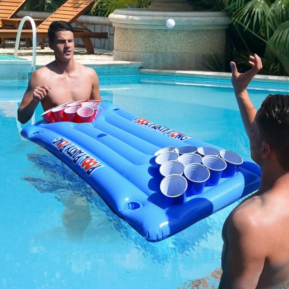 Bierpong Luchtbed - Pool Pong - Opblaasbaar