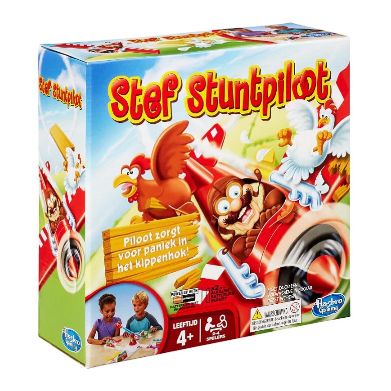 Stef Stuntpiloot - Drankspel - 4 spelers