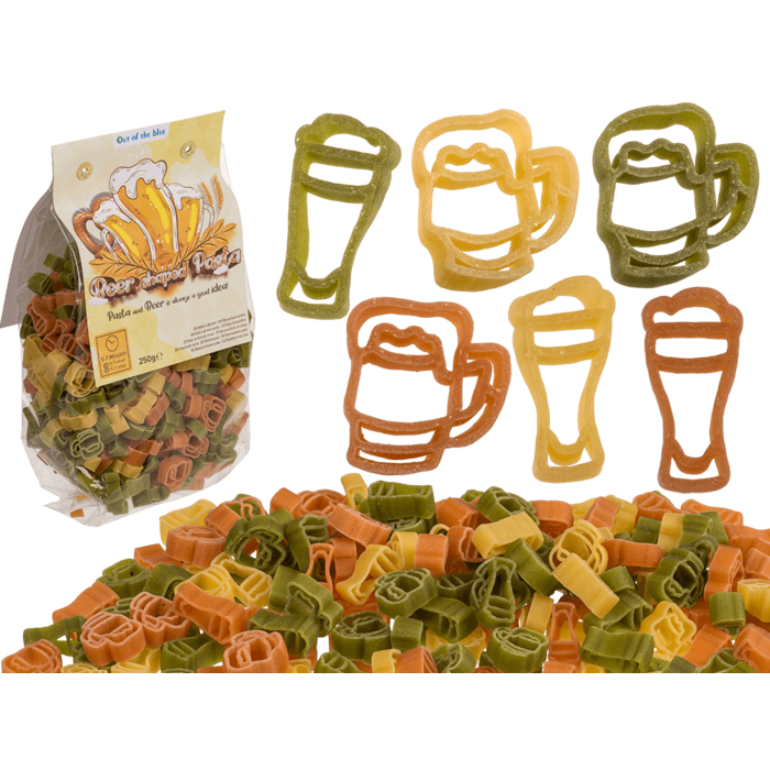 Out of the Blue Driekleurige Durum Tarwe Pasta in Biervorm - 250g