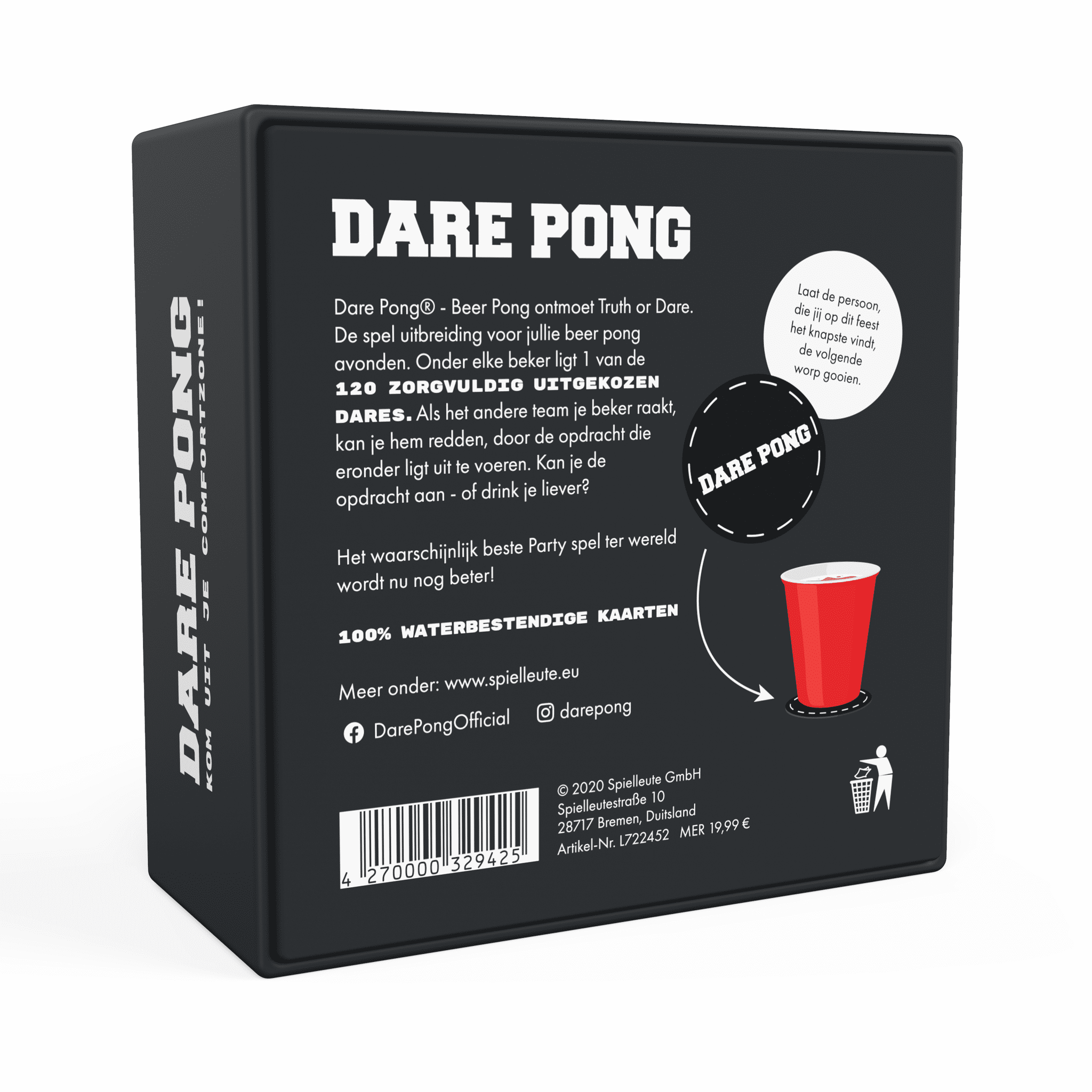 Dare Pong - Beer Pong Uitbreidingsset