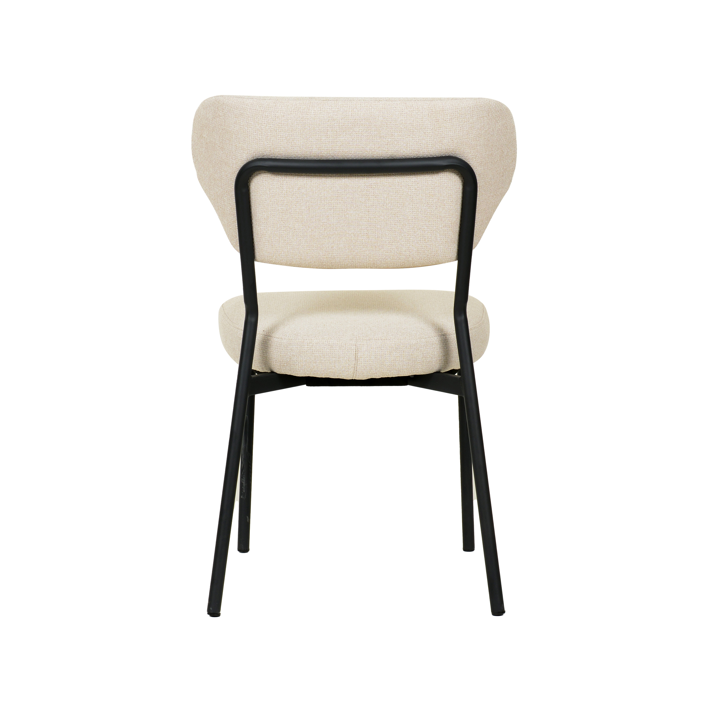 Duko Stapelbare stoel gestoffeerd - Beige