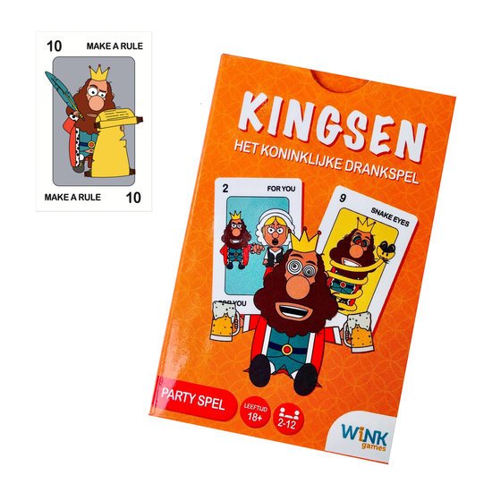 Kingsen - Drankspel - In exclusieve spelvorm