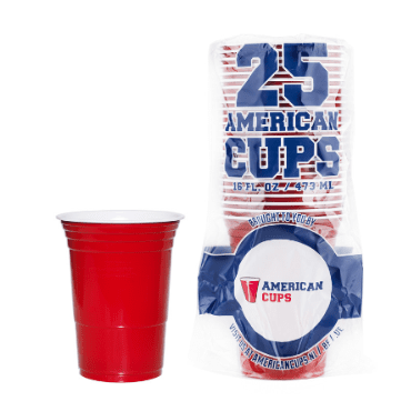 Red Cups - Rood - 473ml (25st)