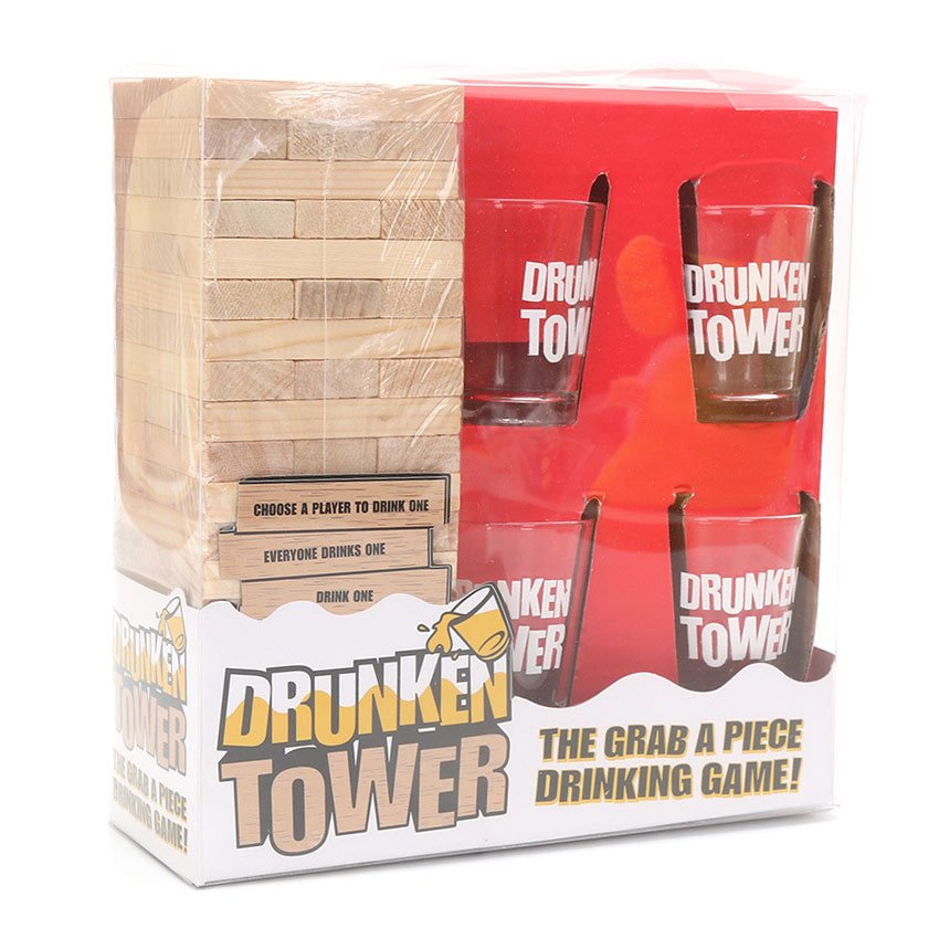 Drunken Tower - Jenga Drankspel - Met opdrachten