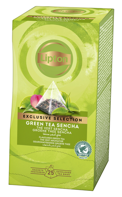 Thee Lipton Exclusive groene thee sencha 25x2gr