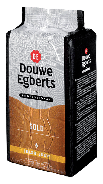 Koffie Douwe Egberts Fresh Brew Gold voor automaten 1kg