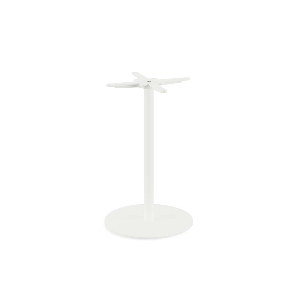 Urban Terrastafel wit frame + Midnight Marble HPL 70x70 cm