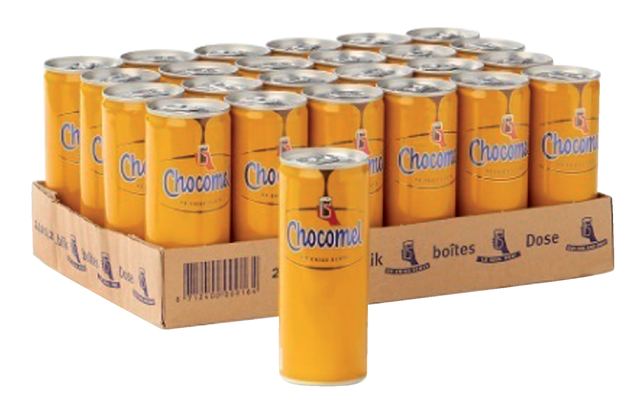Chocolademelk Chocomel blik 250ml Chocolademelk Chocomel blik 250ml