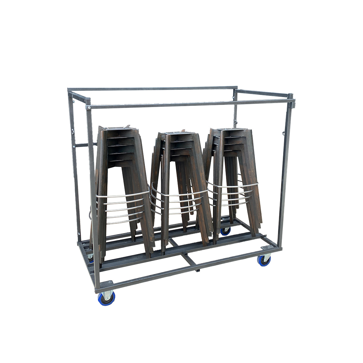 Trolley Crossback/Napoleon/Tiffany, voor max 27 Weddingchairs, 160x83x149cm (LxBxH), T91900