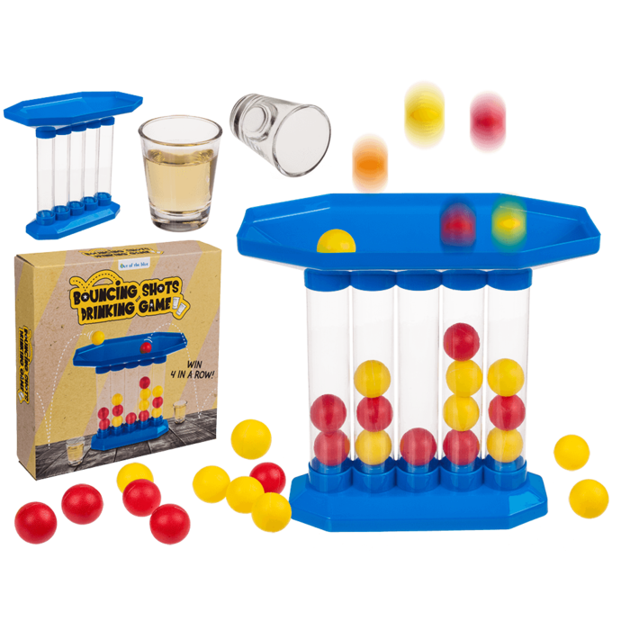 Bouncing Shots - Vier Op Een Rij - Drankspel