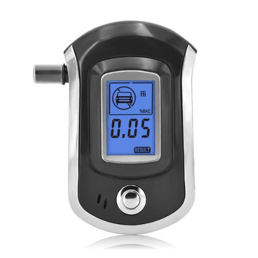 Digitale Alcoholtester Professioneel met LCD Scherm en Geluidsmelding -  Alcohol