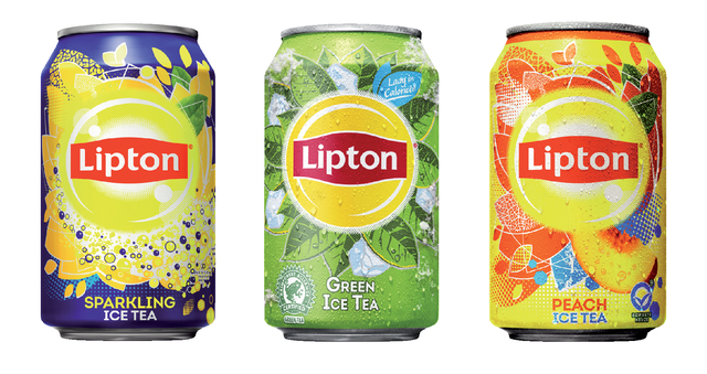 Frisdrank Lipton Ice Tea sparkling blik 330ml