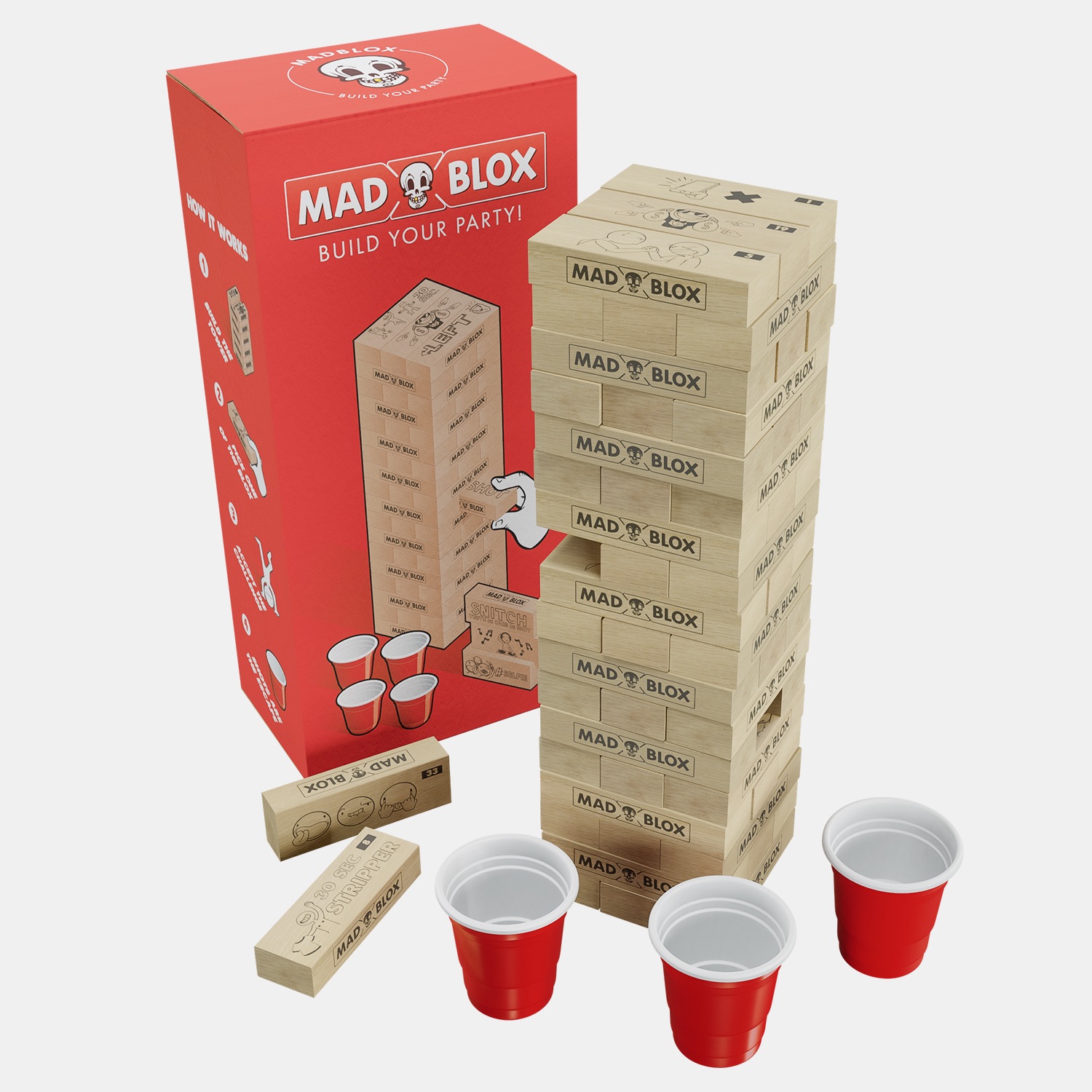 MadBlox - Jenga Drankspel (EN)