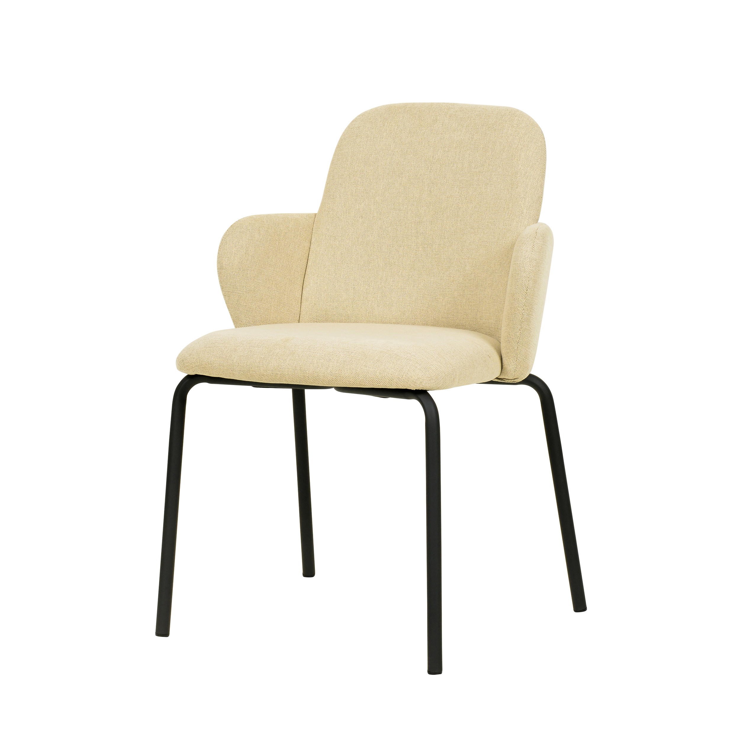 Paddy Stapelbare stoel gestoffeerd - Beige
