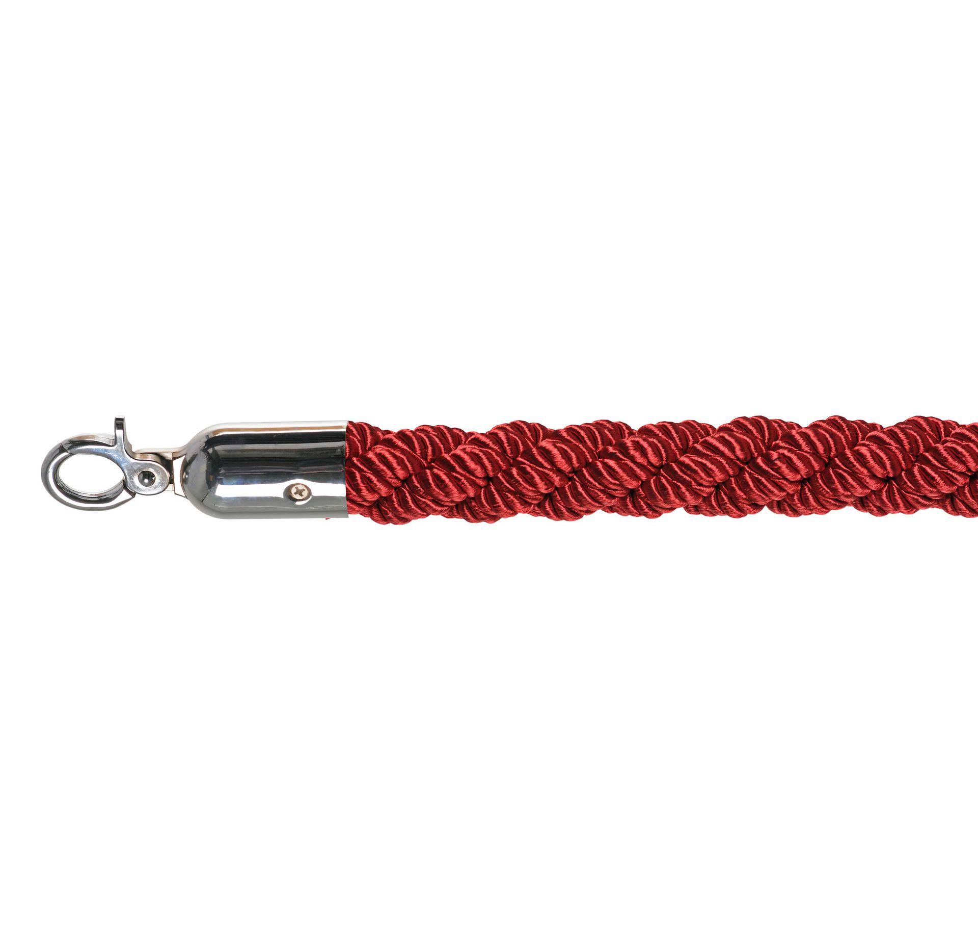 Luxury Afzetkoord rood, gepolijst, Ø 3cm, lengte 157 cm, 10102RC