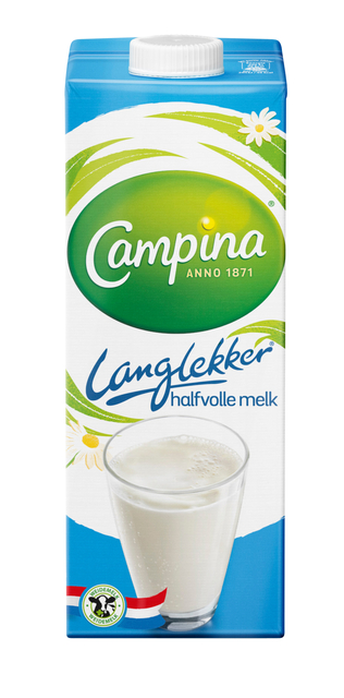 Melk Campina LangLekker halfvol 1 liter