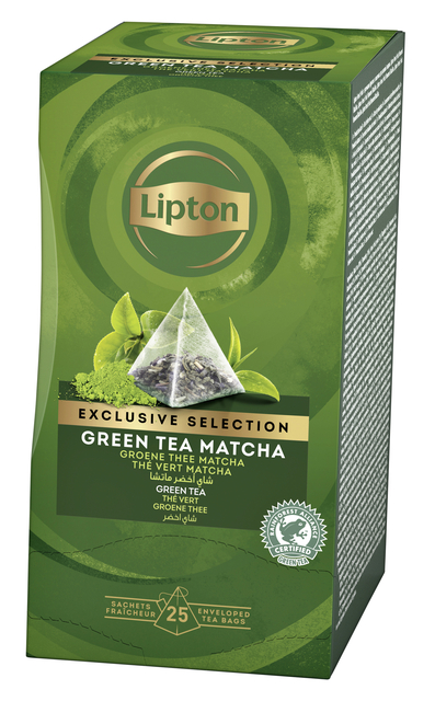 Thee Lipton Exclusive groene thee matcha 25x2gr