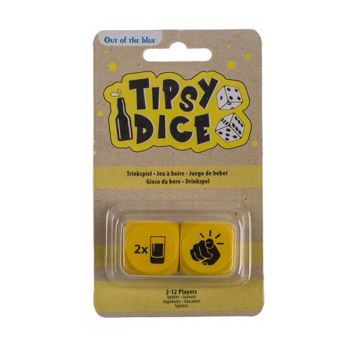 Drank dobbelstenen - Drankspel - Tipsy Dice - Set van 2 Drank dobbelstenen - Drankspel - Tipsy Dice - Set van 2