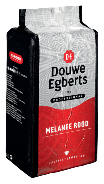 Koffie Douwe Egberts snelfiltermaling Melange Rood 1kg