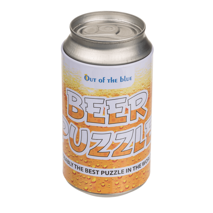 Bier puzzel - 102-delig - in bierblik giftbox
