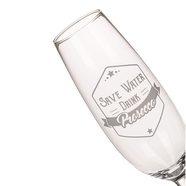 XXL Proseccoglas - 0.85L - Save Water Drink Prosecco