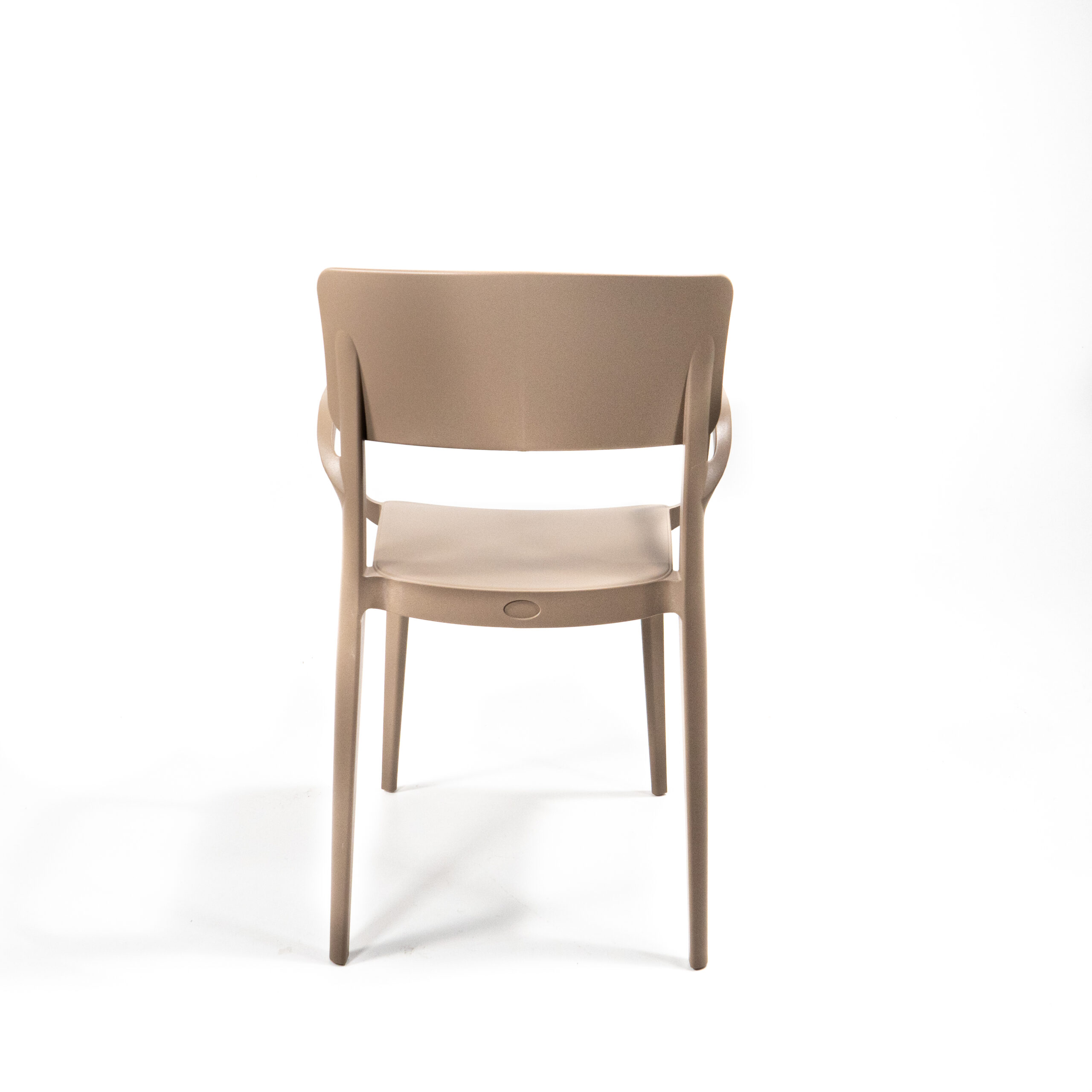 Wing Stapelstoel met armleuning zand beige, 50923