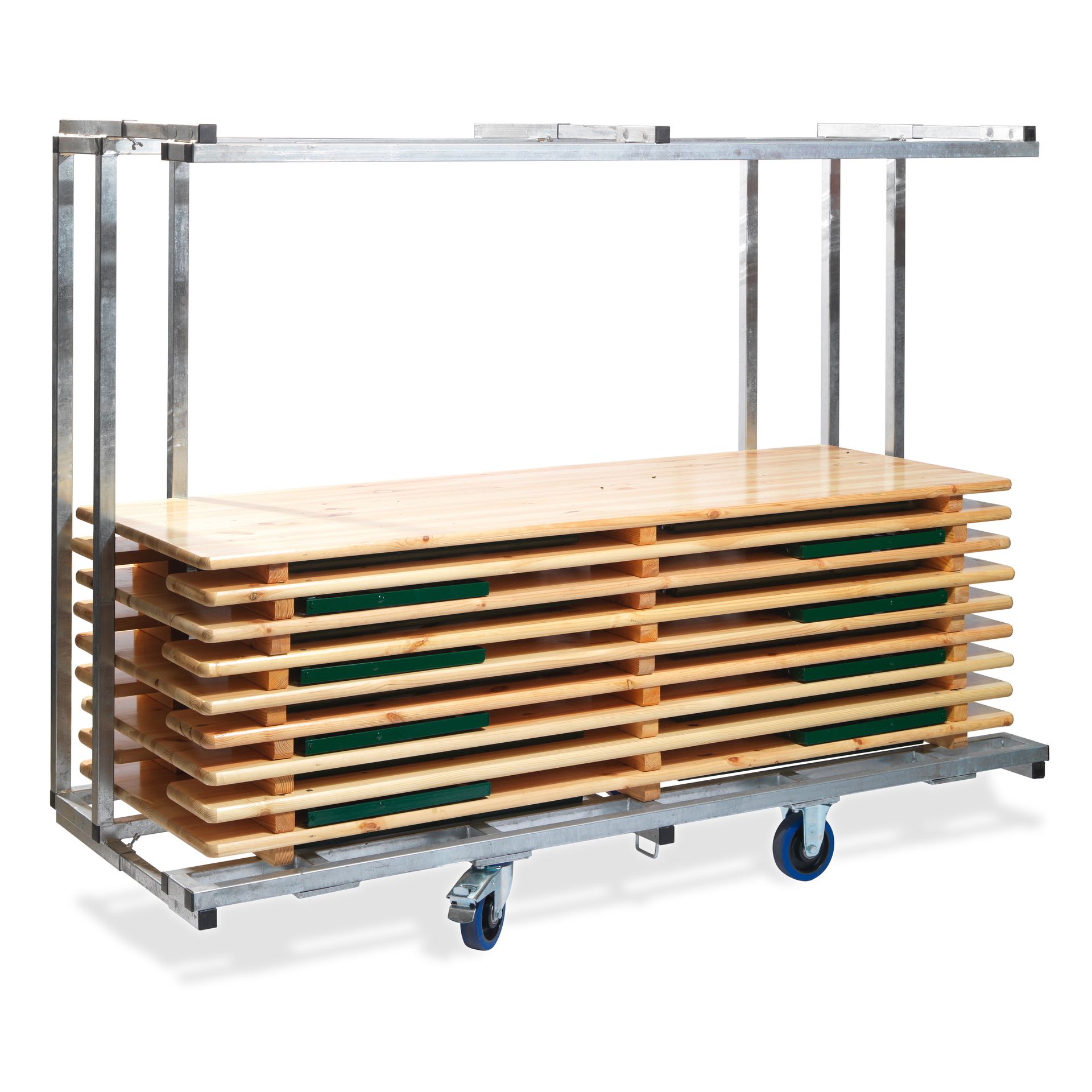 Bierset Trolley Professional, voor 10 complete biersets, 231,5x59-89x180,5cm (LxBxH), T90810