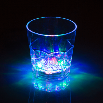 Drankglazen met LED-verlichting - Set van 2 - 85ml - Acryl