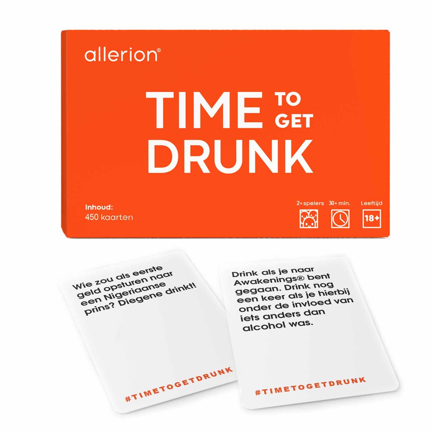 Time To Get Drunk - Drankspel 450 kaarten