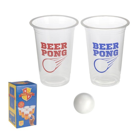 Beerpong Set - 14 delig - Drankspel