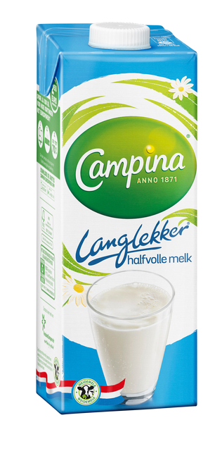 Melk Campina LangLekker halfvol 1 liter