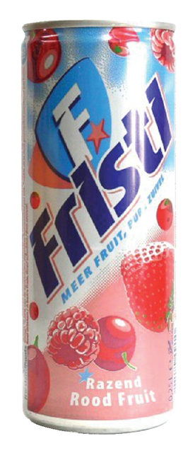 Fristi Rood Fruit drinkyoghurt blik 250ml