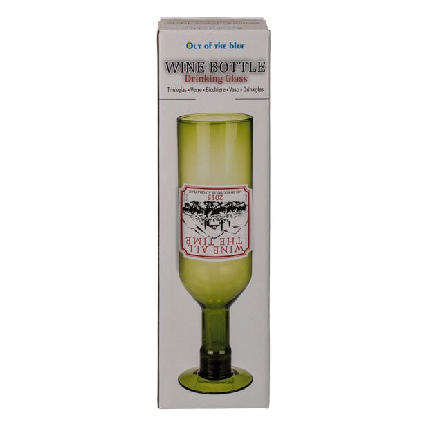 XXL Wijnglas - Omgekeerde Wijnfles - 750ml